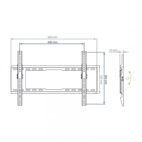 Крепление Kromax IDEAL-102 черный 32”-90” 