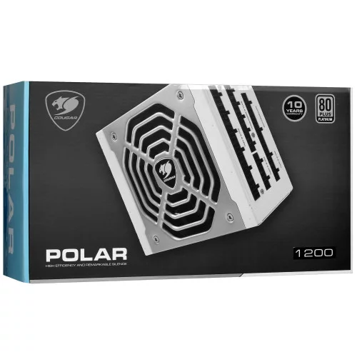 Блок питания Cougar POLAR 1200 [31PL120001P01] белый 