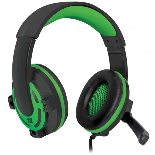Наушники с микрофоном Defender Warhead G-300 зелёный 