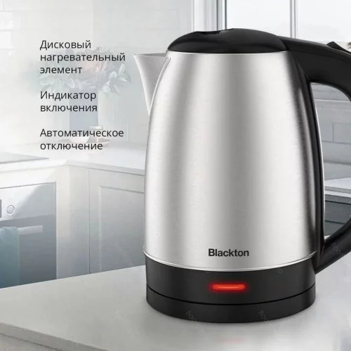 Чайник электрический Blackton KT1720SW Черный/Стальной 