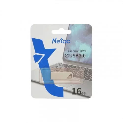 Память USB2.0 Flash Drive 16Gb Netac U326 SILVER [NT03U326N-016G-20PN] 