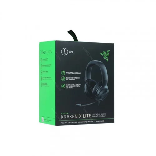 Игровые наушники с микрофоном Razer Kraken X Lite (RZ04-02950100-R381) черный 