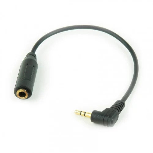 Переходник 2.5mm jack - 3.5mm jack GEMBIRD (CCAP-2535), 0.15 метра 