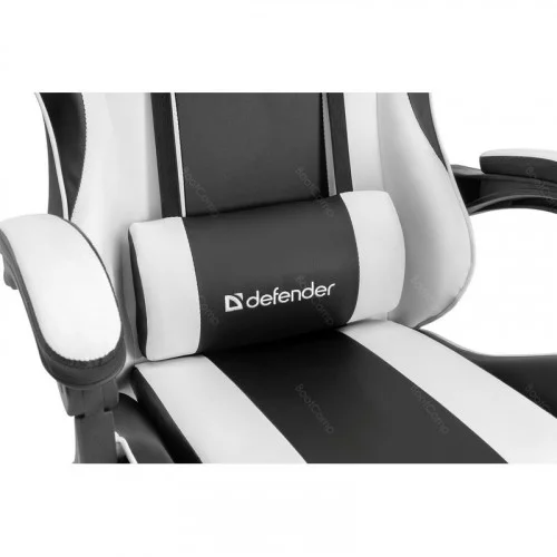 Игровое кресло Defender Tios чёрный/белый 