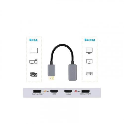 Переходник DisplayPort - HDMI KS-is (KS-534) 