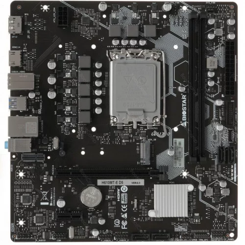 Материнская плата Biostar H610MT-E D5 