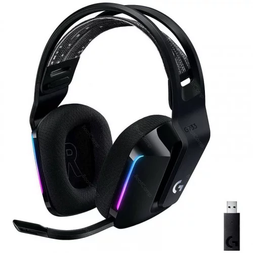 Беспроводные наушники с микрофоном Logitech G733 LIGHTSPEED Black (981-000864) 