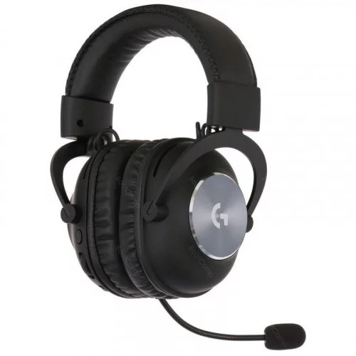 Беспроводные наушники с микрофоном Logitech PRO X LIGHTSPEED Black (981-000907) 