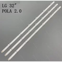 Подсветка ТВ LG 32” (6+7+6Led A6+B7 3V 590мм 3шт) POLA2.0 32LN540B UOT 32ln54 agf78399401 32LN5707                                                                                                                                                        