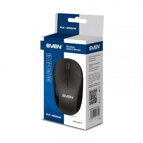 Беспроводная мышь SVEN RX-255W USB black 
