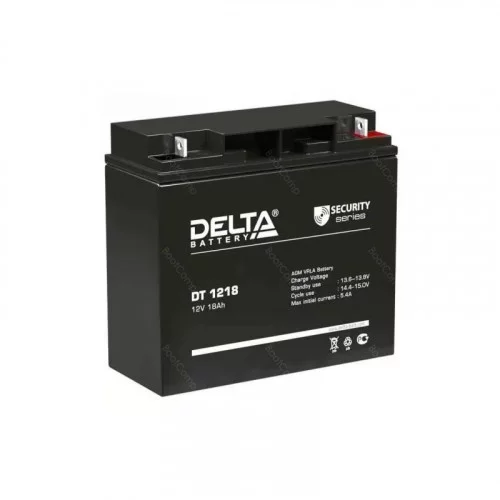 Батарея 12V/18Ah Delta DT 1218 клеммы B1 