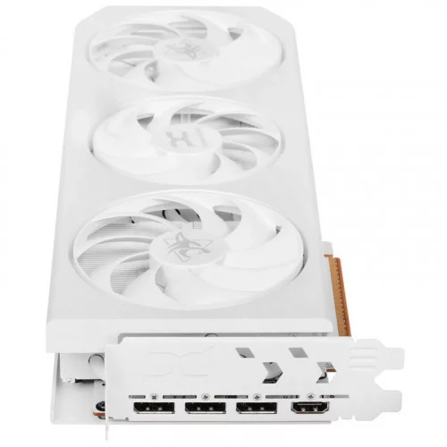 Видеокарта PowerColor AMD Radeon RX 9070 XT Hellhound (RX9070XT 16G-L/OC/WHITE) 