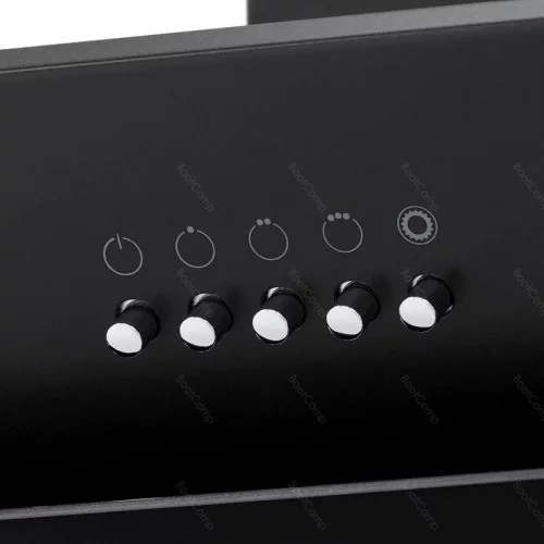 Вытяжка наклонная KRONA VIERKANT 600 Black PB 