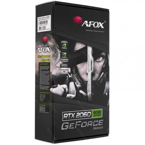 Видеокарта AFOX Geforce RTX2060 AF2060-6144D6H2-V2 