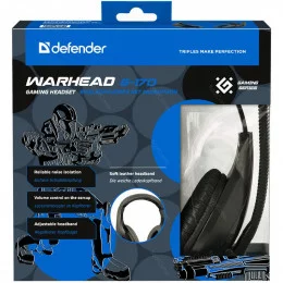 Наушники с микрофоном Defender Warhead G-170 чёрный                                                                                                                                                                                                       