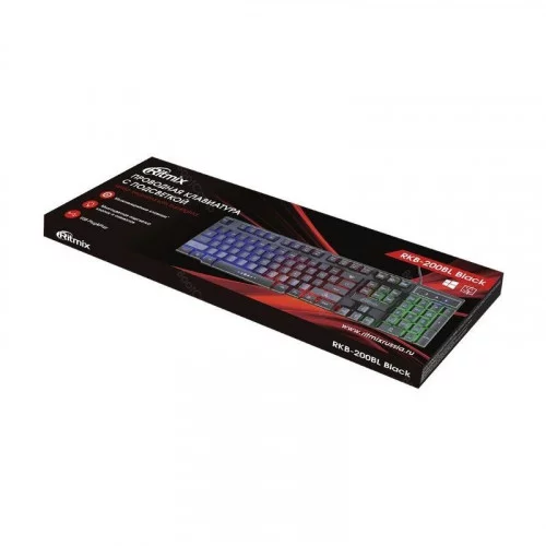 Клавиатура RITMIX RKB-200 BL Black 