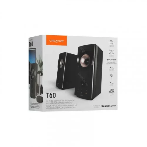 Колонки 2.0 Creative T60 Чёрный 