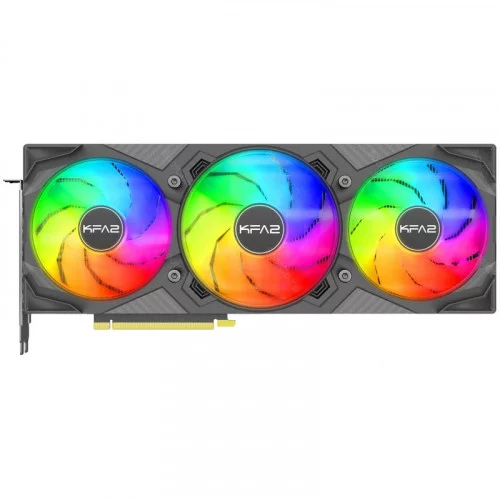Видеокарта KFA2 GeForce RTX 5070 ROCK(X) OC 3FAN RGB Black (57NON7MDBUEK) 