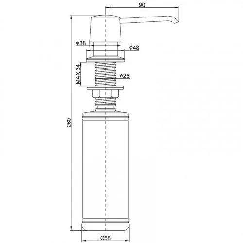 Дозатор PAULMARK SAUBER-431(WH) белый матовый 