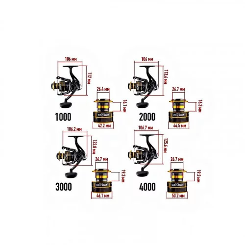 Катушка SibBear Black Bear 2000 5п 