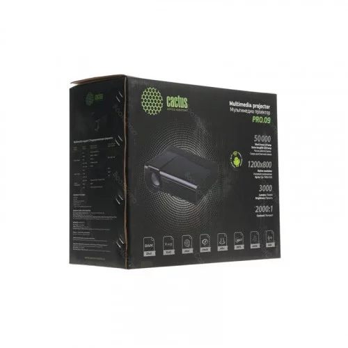 Проектор Cactus CS-PRO.09B.WXGA-A черный 