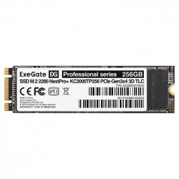 Жесткий диск SSD M.2 256GB ExeGate NextPro+ KC2000TP256 EX282321RUS                                                                                                                                                                                       