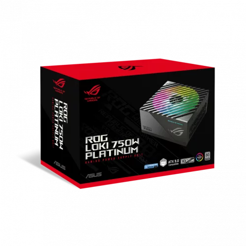 Блок питания ASUS ROG LOKI 750W Platinum [90YE00N4-B0NA00] серый, черный 