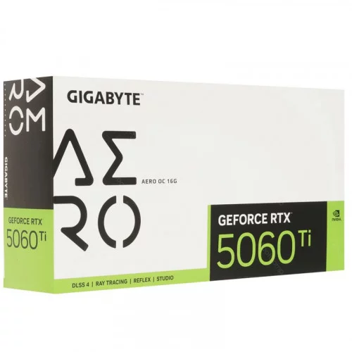 Видеокарта GIGABYTE GeForce RTX 5060 Ti AERO OC (GV-N506TAERO OC-16GD) 