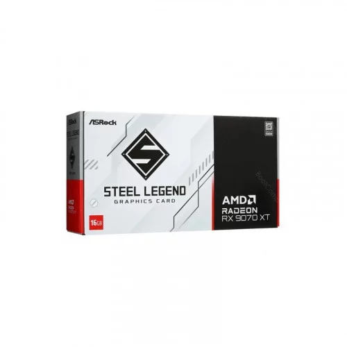 Видеокарта ASRock AMD Radeon RX 9070 XT Steel Legend (RX9070XT SL 16G) 