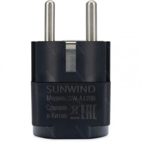 Переходник 220B UK EURO SunWind SW-A120B черный 
