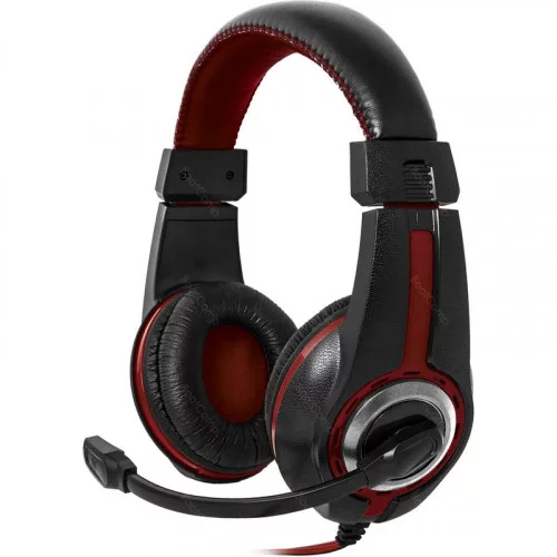 Наушники с микрофоном Defender Warhead G-185 чёрный+красный 