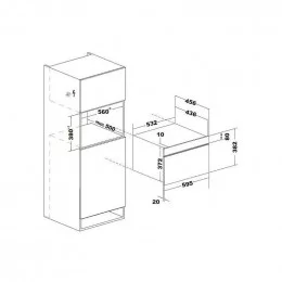 Микроволновая печь встраиваемая KORTING KMI 830 GBXGr                                                                                                                                                                                                     