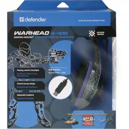 Наушники с микрофоном Defender Warhead G-400                                                                                                                                                                                                              