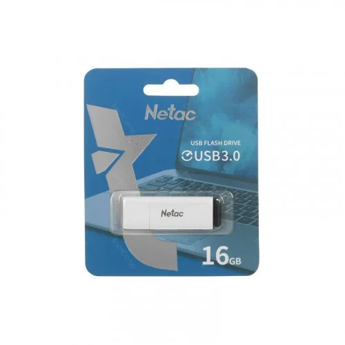 Память USB3.0 Flash Drive 16Gb Netac U185 WHITE [NT03U185N-016G-30WH] 