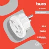 Переходник ЕВРОВИЛКА Buro BU-PA01-W 10А 