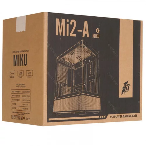 Корпус 1STPLAYER MIKU Mi2-A (Mi2-A-WH-2F1R-W-1F1-W/2F1) белый 