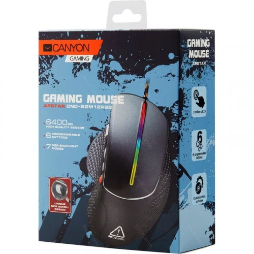 Мышь CANYON CND-SGM12RGB 