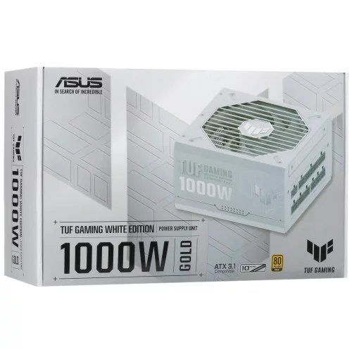 Блок питания ASUS TUF Gaming 1000W Gold White Edition [90YE00S5-B0NA00] белый 