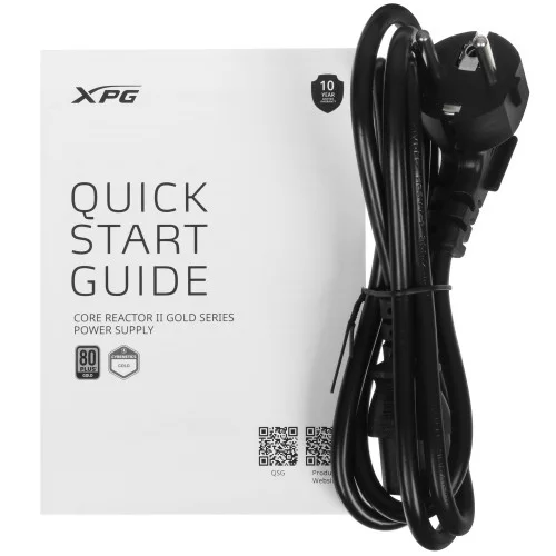 Блок питания ADATA XPG CORE REACTOR II 1000 GOLD [COREREACTORII1000G-BKCE] черный 