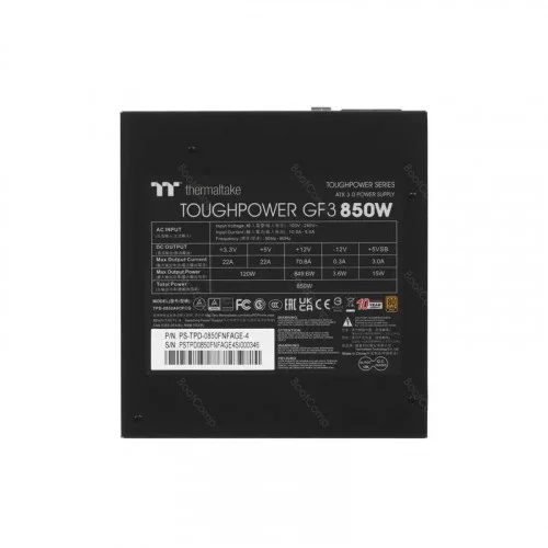 Блок питания Thermaltake ATX 850W Toughpower GF3 (PS-TPD-0850FNFAGE-4) 