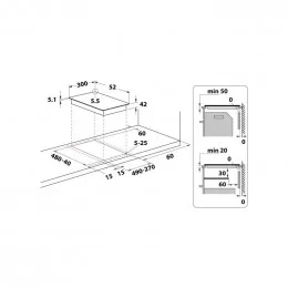 Поверхность электрическая Whirlpool WRD 6030 B                                                                                                                                                                                                            