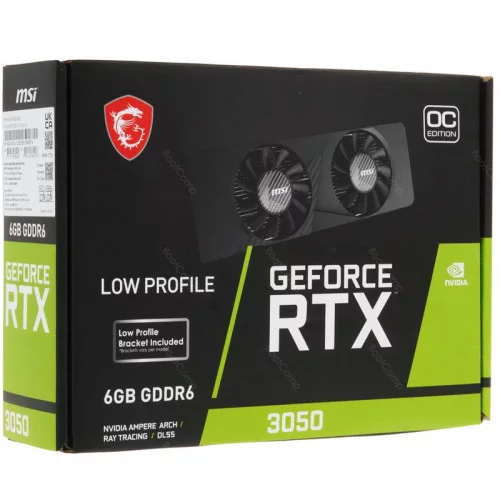 Видеокарта MSI Geforce RTX 3050 LP E OC RTX 3050 LP E 6G OC 