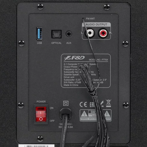 Колонки F&D F770X черный 