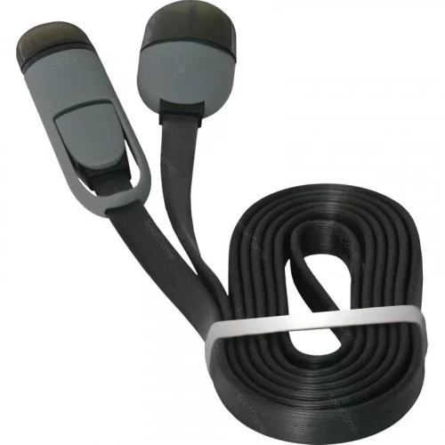 Кабель USB Defender USB10-03BP чёрный MicroUSB+Lighting 1 м 