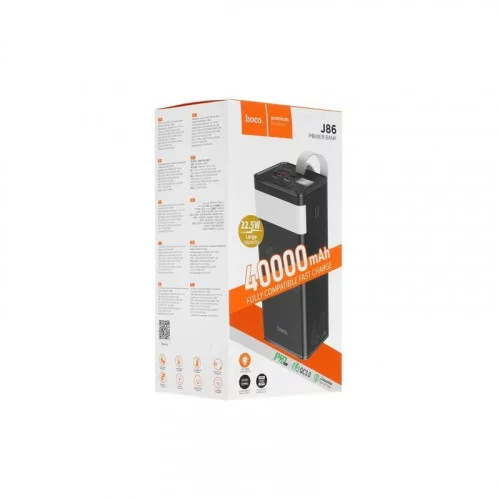 Портативная батарея Hoco J86 Powermaster 40000мАч чёрная 