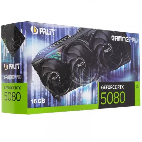 Видеокарта Palit GeForce RTX 5080 GamingPro (NE75080019T2-GB2031A) 