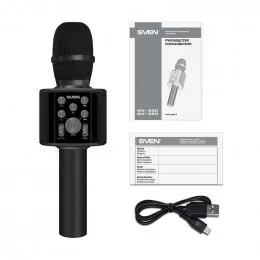 Микрофон для караоке SVEN MK-960 Black                                                                                                                                                                                                                    