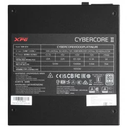 Блок питания ADATA XPG CYBER CORE II 1000W [CYBERCOREII1000P-BKCEU] черный                                                                                                                                                                                