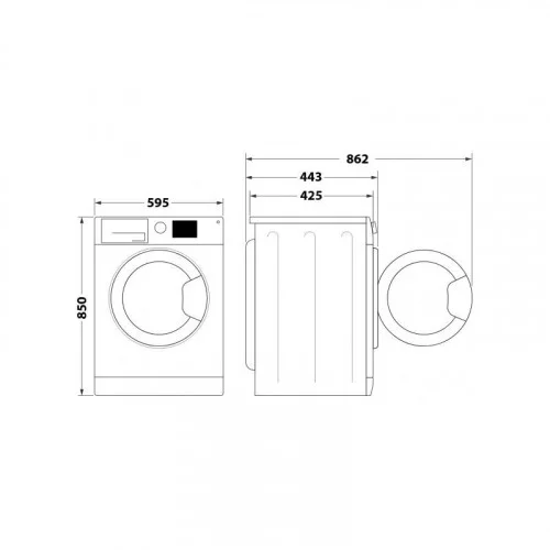 Стиральная машина INDESIT MTWSE 61294WK EE 