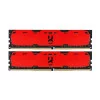 Оперативная память DDR4 8Gb 2400MHz GOODRAM Iridium Red IR-R2400D464L15S/8GDC 